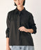 CITY AFTER DARK TIE FRONT STRIPED TOP