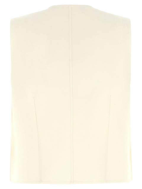 Fendi White Tuxedo Vest