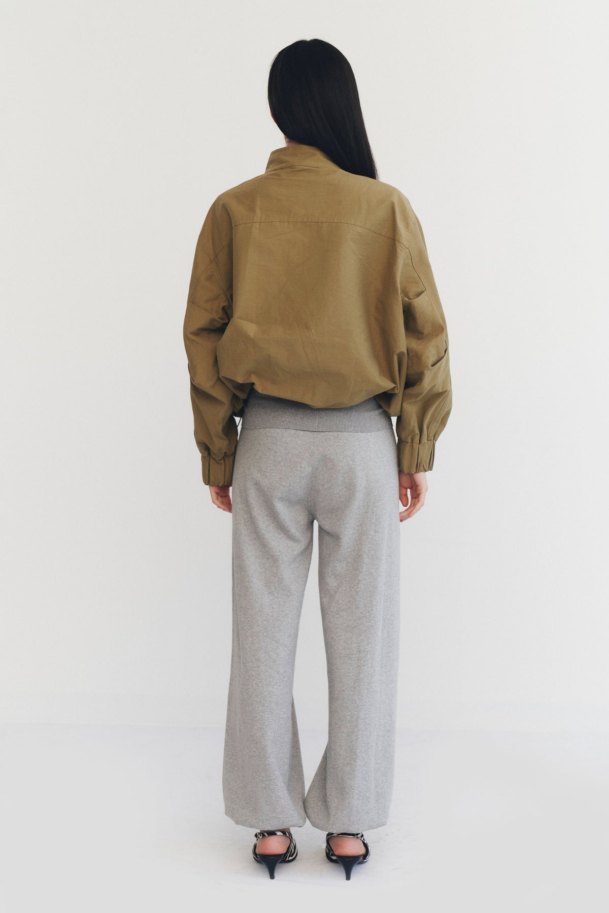 SABLE JACKET IN SAGE GREEN