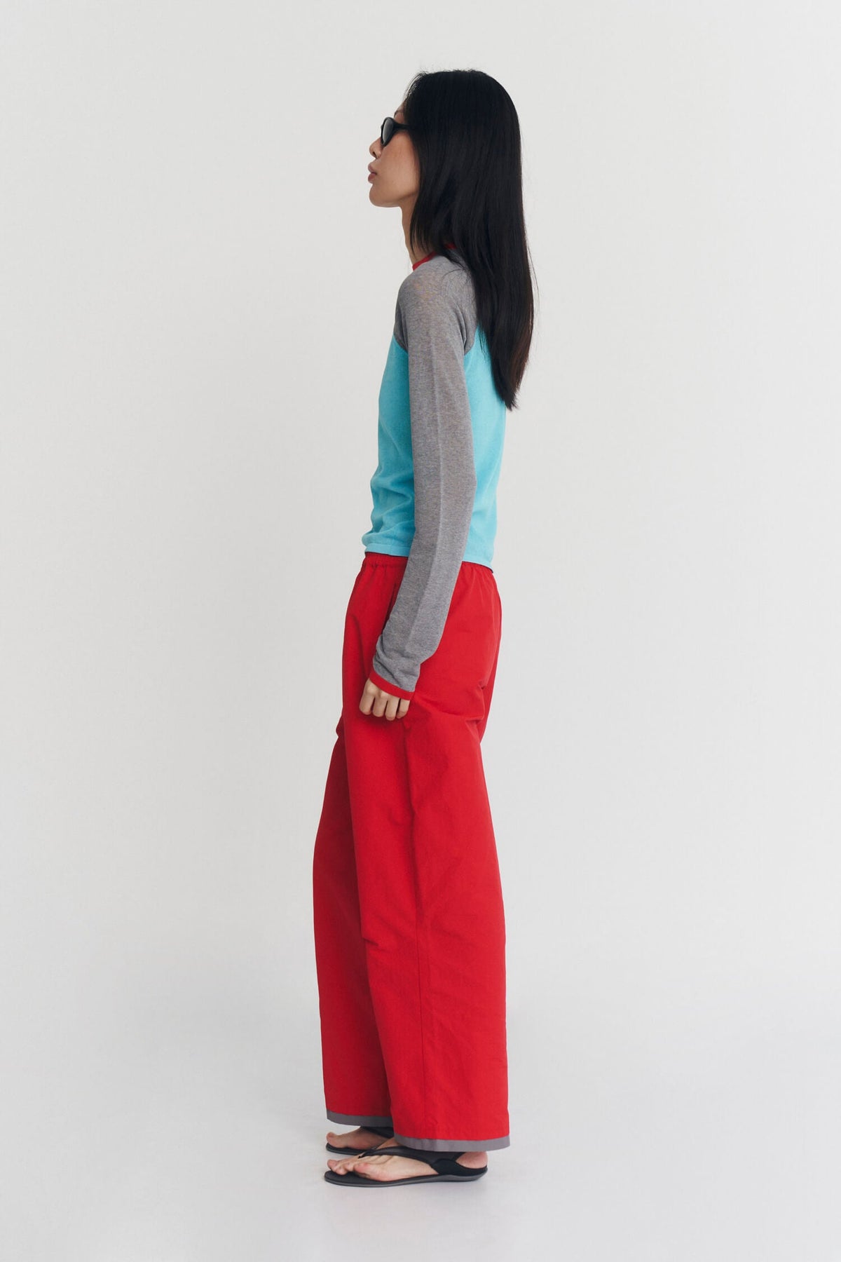 MIRINAE RAGLAN KNIT TOP IN GELEIRA MULTI