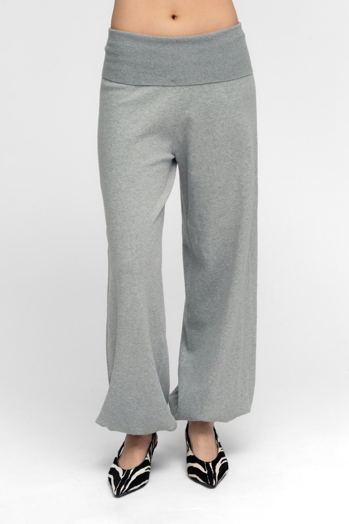 AYLA PANTS IN HEATHER GRAY