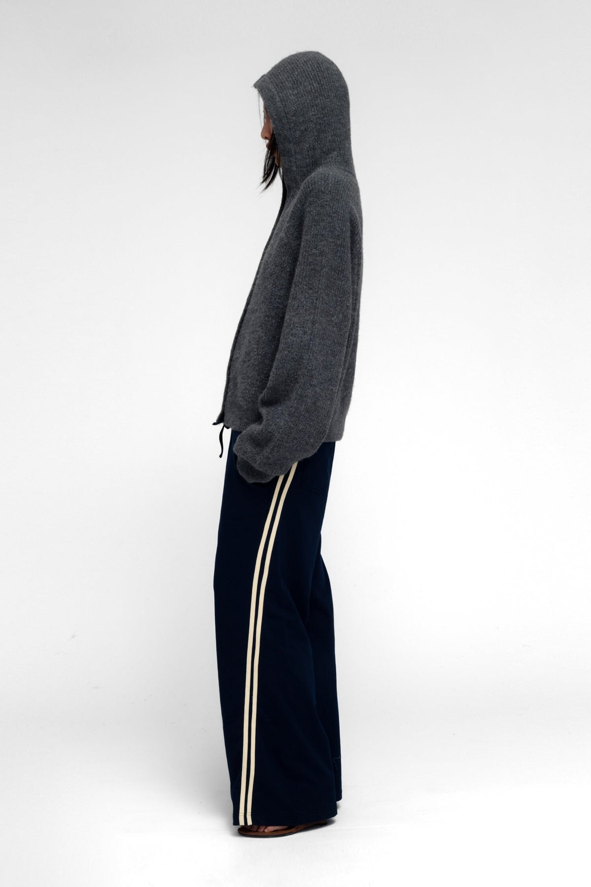 RAEL CARDIGAN IN HEATHER GRAY