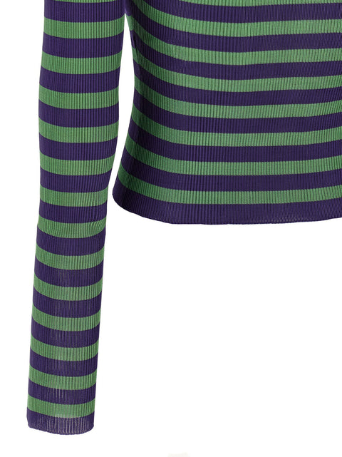 Dolce & Gabbana Striped Viscose Sweater