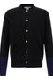 Comme Des Garcons Shirt Color-block Detail Cardigan