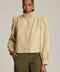 Faux-Ever Leather Puff Sleeve Jacket