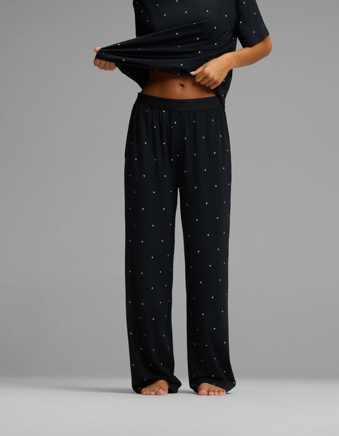 Women's First Layer Pajama Short Sleeve Tee & Pajama Pant Set
