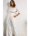 Fly Away Back Tie Pants WHITE