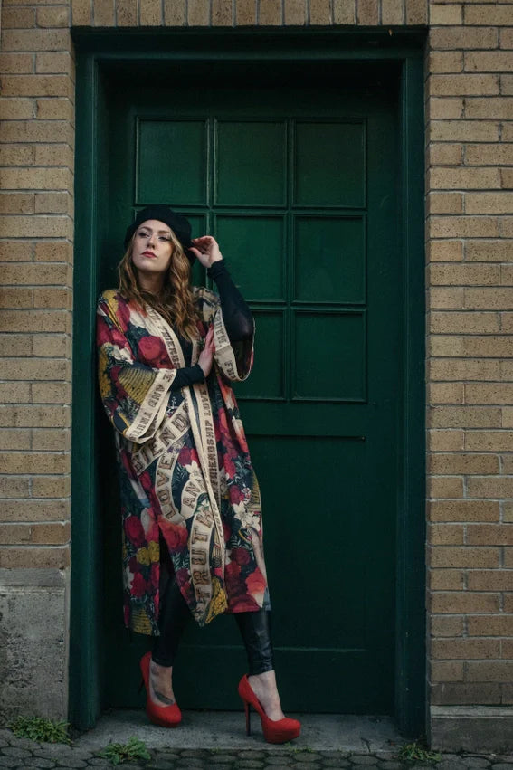 Friendship Love & Truth Opera Duster Kimono Robe