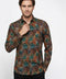 Animal Patterned Long Sleeves Multicolor Men Shirt - Wessi