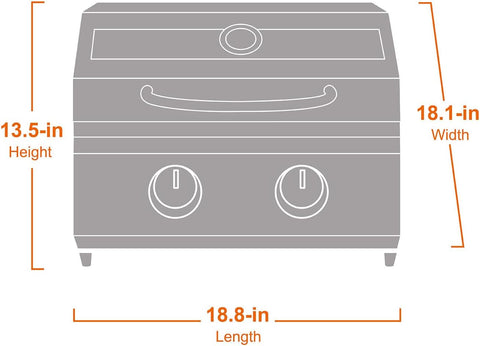 G22 | Stainless Tabletop Propane Gas Grill