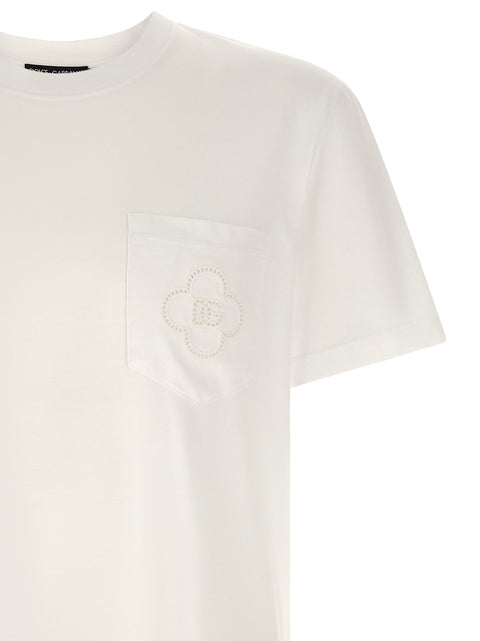 Dolce & Gabbana Openwork Logo T-shirt