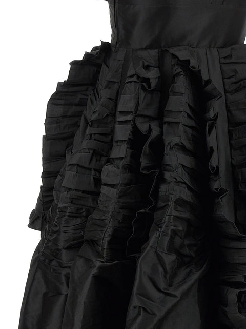 Giovanni Bedin Ruffle Train Dress