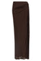 Elisabetta Franchi Shiny Viscose Skirt