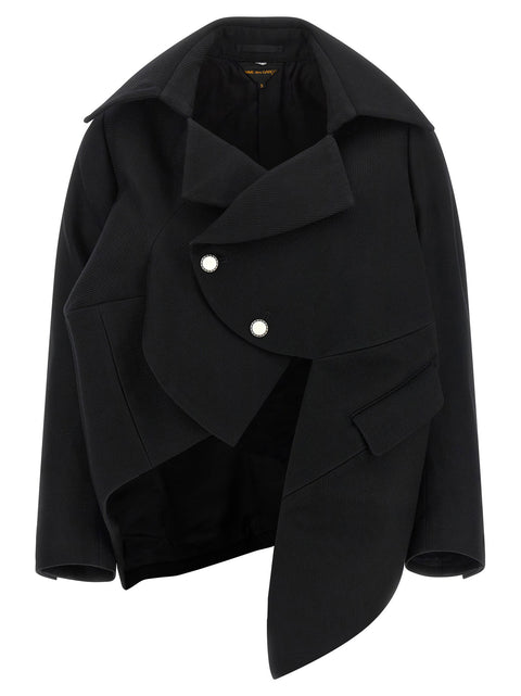 Comme Des Garcons Micro Ribbed Blazer