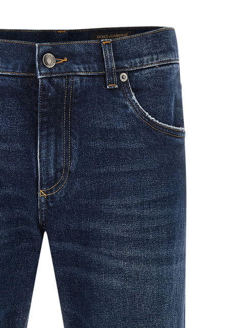 Dolce & Gabbana Logo Plaque Jeans