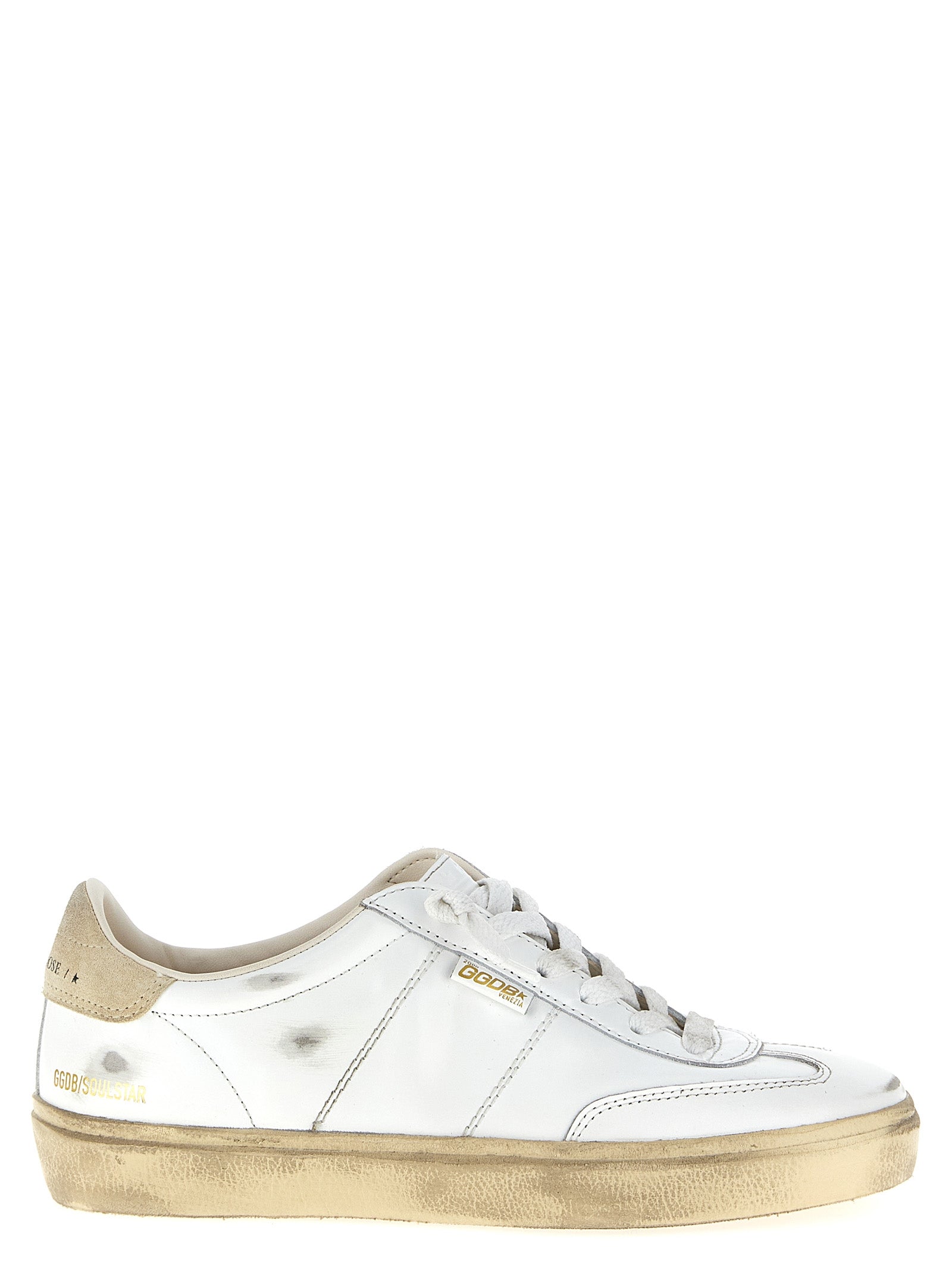 Glossy Leather Comfort Sneakers