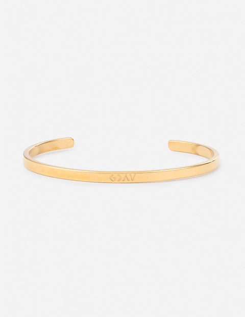 Gold Highs and Lows Cuff Bracelet