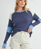 Gretel Colorblock Layering Top - Blue