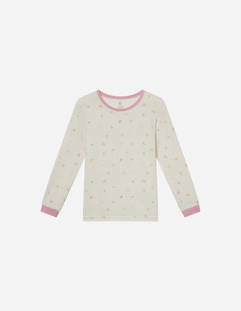 Heart Bamboo Kids Pajama Set