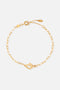 Heart Paperclip Chain Bracelet