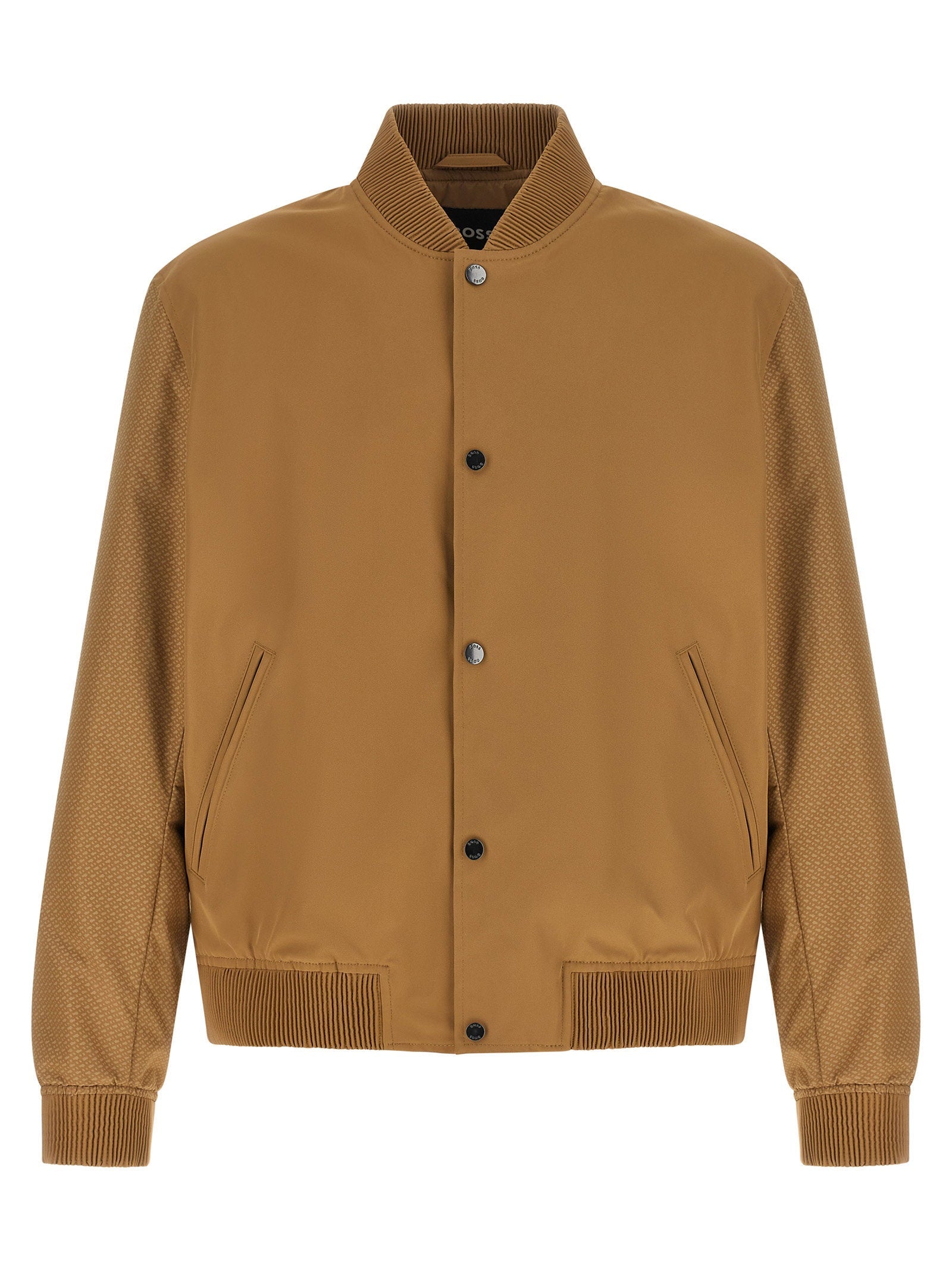 Hugo Boss Monogram Sleeve Bomber Jacket