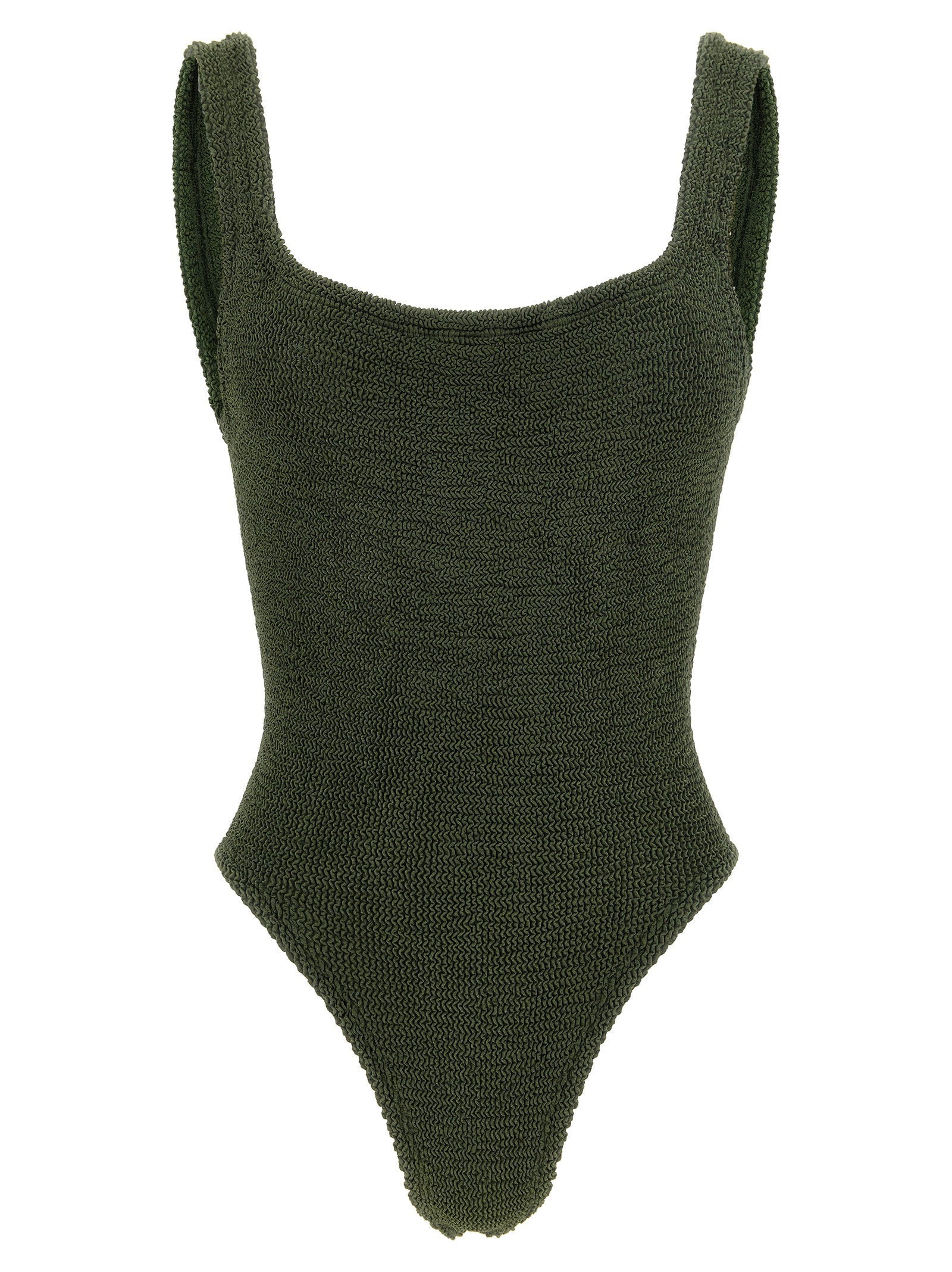 Hunza G Square Neck One-piece Swimsuit