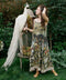 I Dream In Flowers Bohéme Slip Dress with Bees Detail