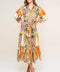 AESTHETIC POSE WOVEN MIDI DRESS