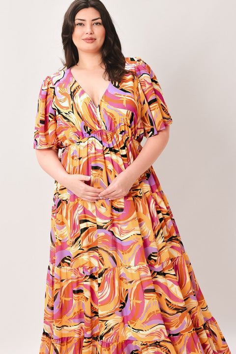 REFRESHING VIBE WOVEN MAXI DRESS