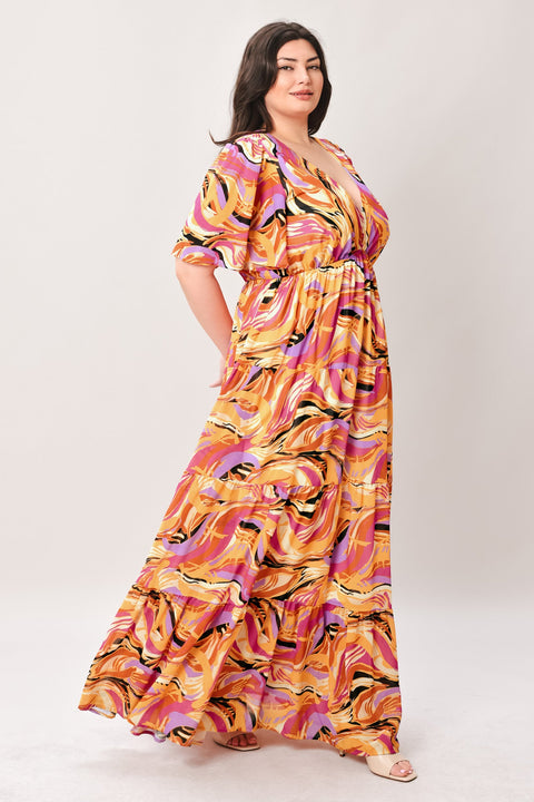 REFRESHING VIBE WOVEN MAXI DRESS