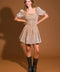 URBAN SOPHISTICATION TWILL MINI DRESS