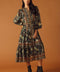 ALONG THE WAY WOVEN MIDI DRESS