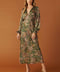 STICK SEASON WOVEN MIDI DRESS