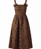 LOST IN TIME WOVEN MIDI DRESS
