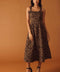 LOST IN TIME WOVEN MIDI DRESS
