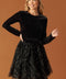 CAFÉ CONVERSATION WOVEN MINI DRESS