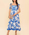 ADAIR PASSPORT TO THE SUN WOVEN MIDI DRESS