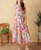 BRIGHT MOMENTS WOVEN MIDI DRESS