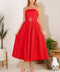 DAYS THAT FADE WOVEN MIDI DRESS