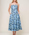 GWENNY BLUE DENIM MIDI DRESS