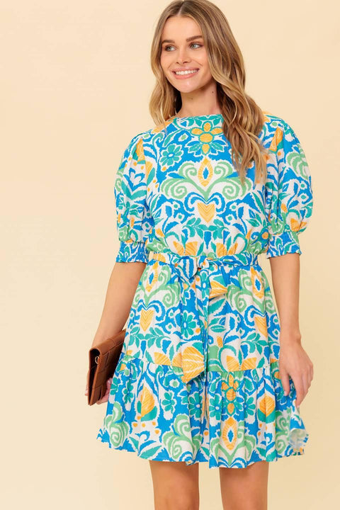 LOVE IN YOUR EYES WOVEN MNI DRESS