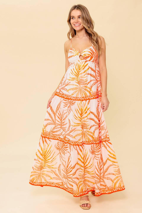 MAGICAL MAGNETISM WOVEN MAXI DRESS