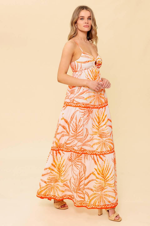MAGICAL MAGNETISM WOVEN MAXI DRESS