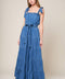 PRETTIEST BEHAVIOR CHAMBRAY MAXI DRESS