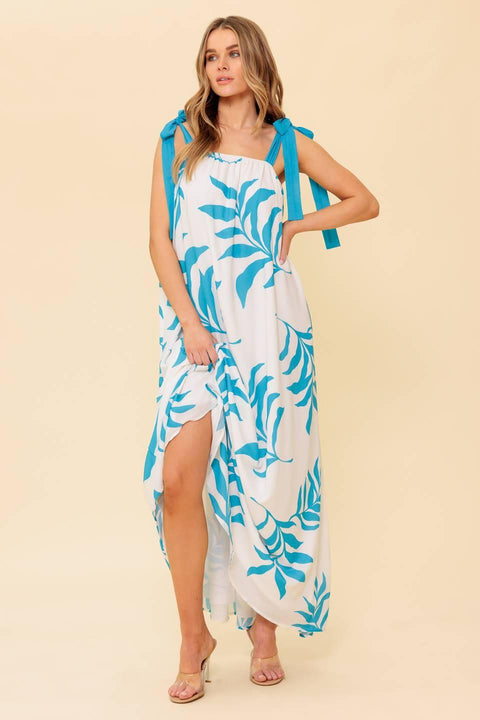 AMALFI COAST WOVEN MAXI DRESS