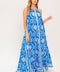 FOR THE DREAMERS BLUE WOVEN MAXI DRESS