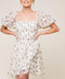 MAKING CONNECTIONS CREAM WOVEN MINI DRESS