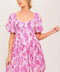 MEADOW RHYTHM WOVEN EYELET MINI DRESS