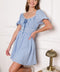BREEZE THROUGH PARADISE WOVEN MINI DRESS