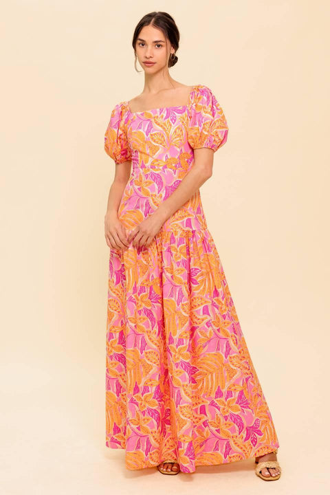LITTLE LUXURIES WOVEN MAXI DRESS